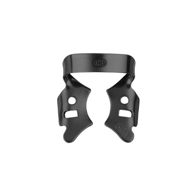 Кламмер для раббердама №56A Black с черным оксидным покрытием | Dentech Corporation (Япония)