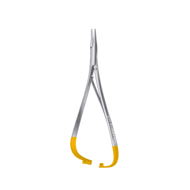 HSD 170-14 - иглодержатель Mathieu-Kocher, твердосплавные вставки, 140 мм | Karl Hammacher GmbH (Германия)