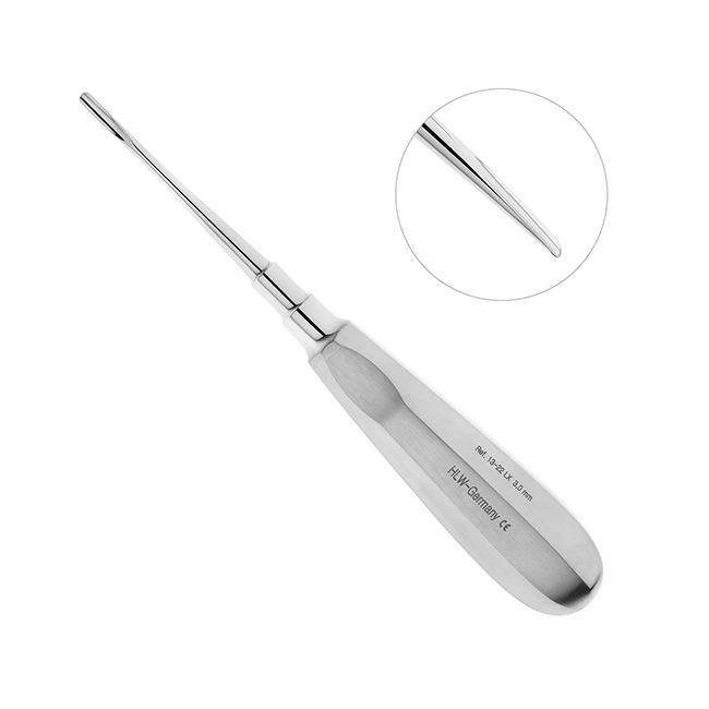 Люксатор прямой удлиненный, 3 мм | HLW Dental Instruments (Германия)